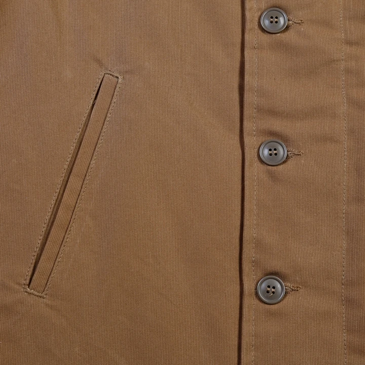 Pike Brothers 1944 N1-Deck Jacket Khaki Brown Waxed 5 Pike Brothers 1944 N1-Deck Jacket Khaki Brown Waxed – Bild 3
