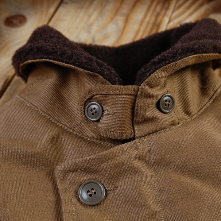 Pike Brothers 1944 N1-Deck Jacket Khaki Brown Waxed 7 Pike Brothers 1944 N1-Deck Jacket Khaki Brown Waxed – Bild 5