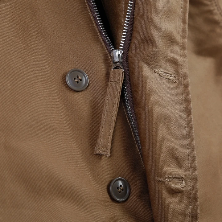 Pike Brothers 1944 N1-Deck Jacket Khaki Brown Waxed 8 Pike Brothers 1944 N1-Deck Jacket Khaki Brown Waxed – Bild 6