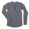 Pike Brothers 1927 Henley Shirt Long Sleeve - Grey Melange -Günstiges Filson Geschäft 1927 Henley Shirt LS grey melange 1 1280x1280