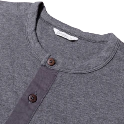 Pike Brothers 1927 Henley Shirt Long Sleeve - Grey Melange -Günstiges Filson Geschäft 1927 Henley Shirt LS grey melange 2 1 1280x1280