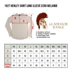 Pike Brothers 1927 Henley Shirt Long Sleeve - Ecru -Günstiges Filson Geschäft 1927HenleyShirt LS ecru melange Gladiator Kopie ID 13007 1280x1280