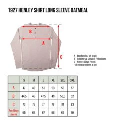 Pike Brothers 1927 Henley Shirt Long Sleeve - Oatmeal -Günstiges Filson Geschäft 1927HenleyShirt LS oatmeal ID 13217 1280x1280
