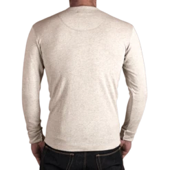 Pike Brothers 1927 Henley Shirt Long Sleeve - Ecru -Günstiges Filson Geschäft 1927 Henley Shirt LS ecru melange 2 ID 13006 1280x1280