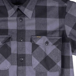 Pike Brothers 1943 CPO Shirt Buffalo Flannel - Grey Check -Günstiges Filson Geschäft 1943 CPO Shirt Buffalo grey 6 1280x1280