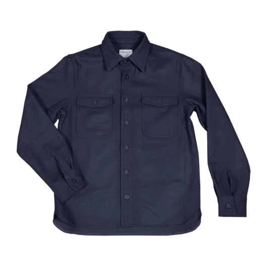 Pike Brothers 1943 CPO Shirt - Navy Wool -Günstiges Filson Geschäft 1943 CPO Shirt navy wool 3 1280x1280