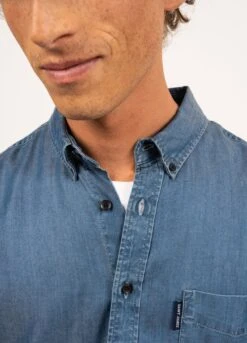 Saint James Frederic Long Sleeve Shirt -Günstiges Filson Geschäft 5817 CHAMBRAY 044 600x833 crop center 1280x1280