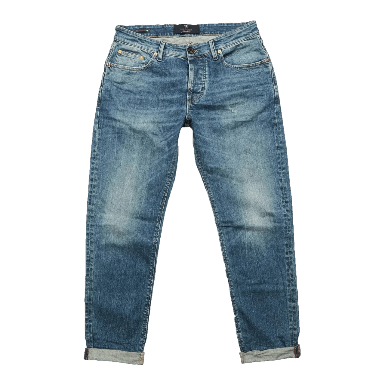 BLUE DE GENES Vinci 3616 Jeans - Mid Blue Denim 5 BLUE DE GENES Vinci 3616 Jeans - Mid Blue Denim – Bild 3