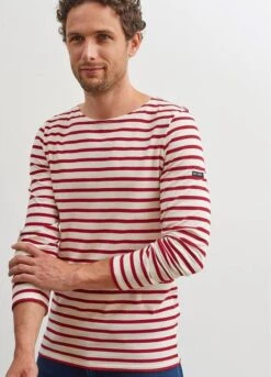 Saint James Minquiers Modern Ecru / Persan -Günstiges Filson Geschäft 9858 MINQUIERS MODERN ECRU PERSAN 04 600x833 crop center 1280x1280