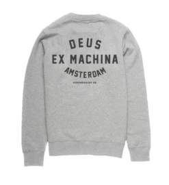 Deus Biarritz Address Crew - Grey Marle -Günstiges Filson Geschäft AMS crew sweater grey back1 1 1280x1280