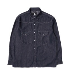 Edwin Western Shirt Yoeme Denim - Blue Rinsed
