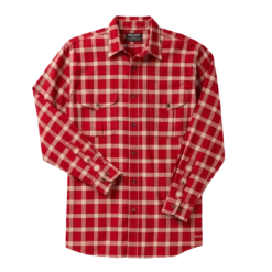 Filson LT Alaskan Guide Shirt Red/cream