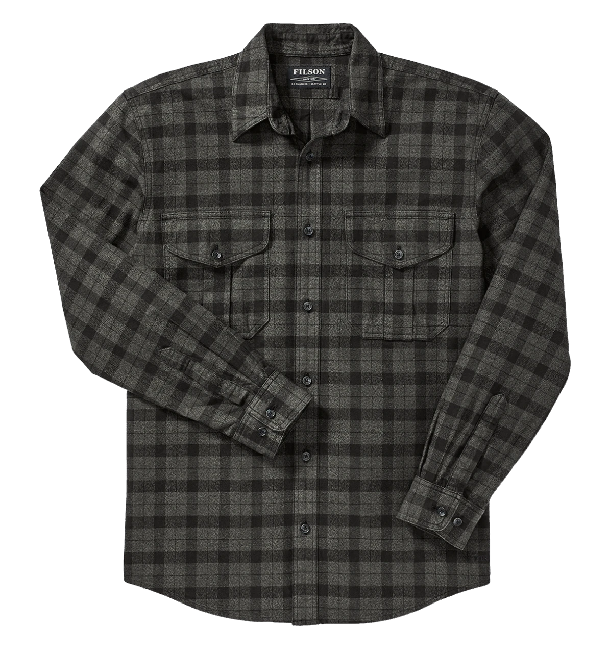 Filson Alaskan Guide Shirt Grey-black 3 Filson Alaskan Guide Shirt Grey-black