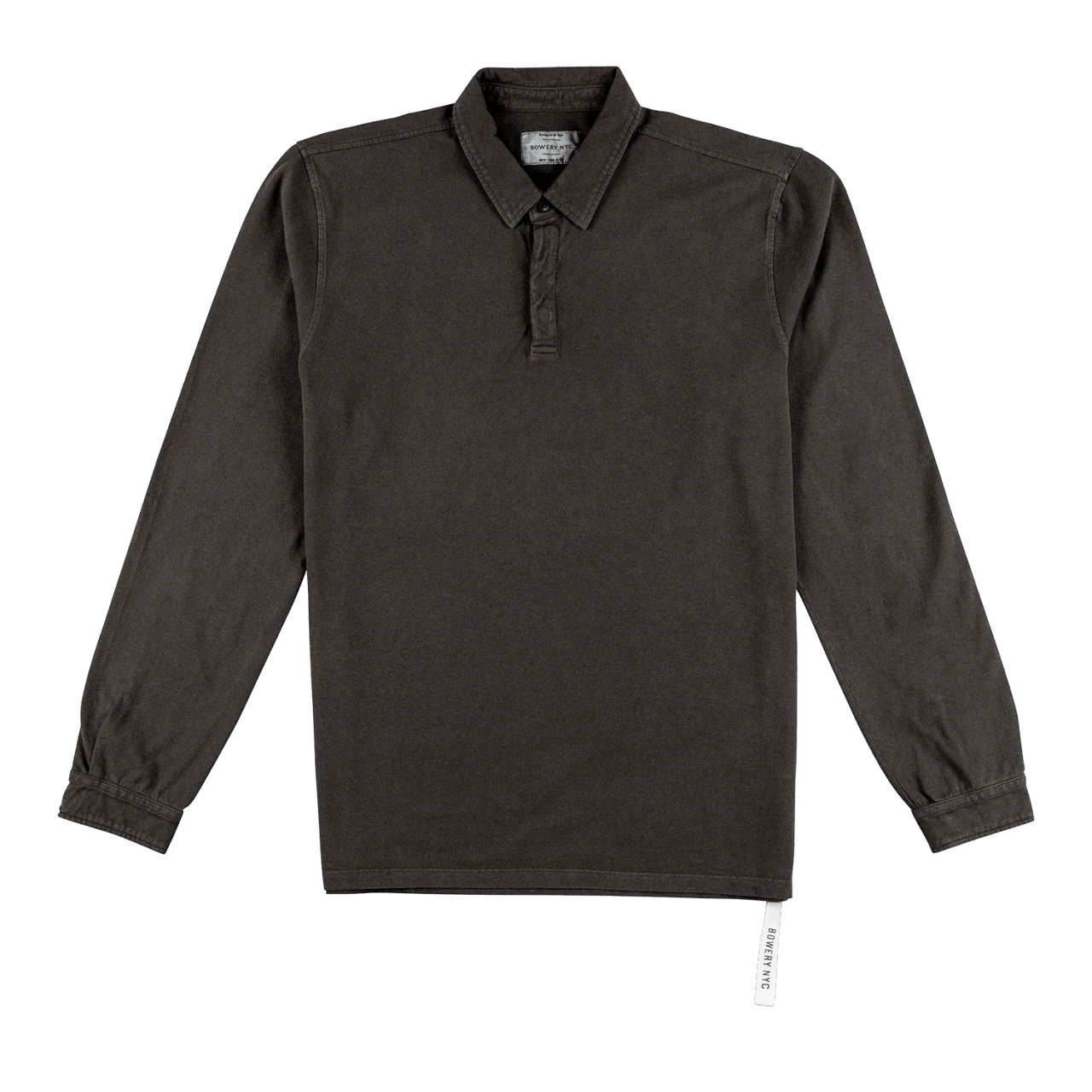Bowery NYC - Poloneck Long Sleeve - Concrete 3 Bowery NYC - Poloneck Long Sleeve - Concrete