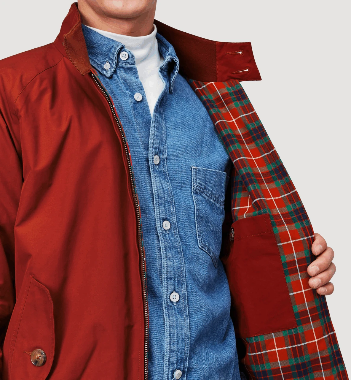 Baracuta G9 Jacke - Dark Red 11 Baracuta G9 Jacke - Dark Red – Bild 9