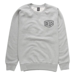 Deus Biarritz Address Crew - Grey Marle