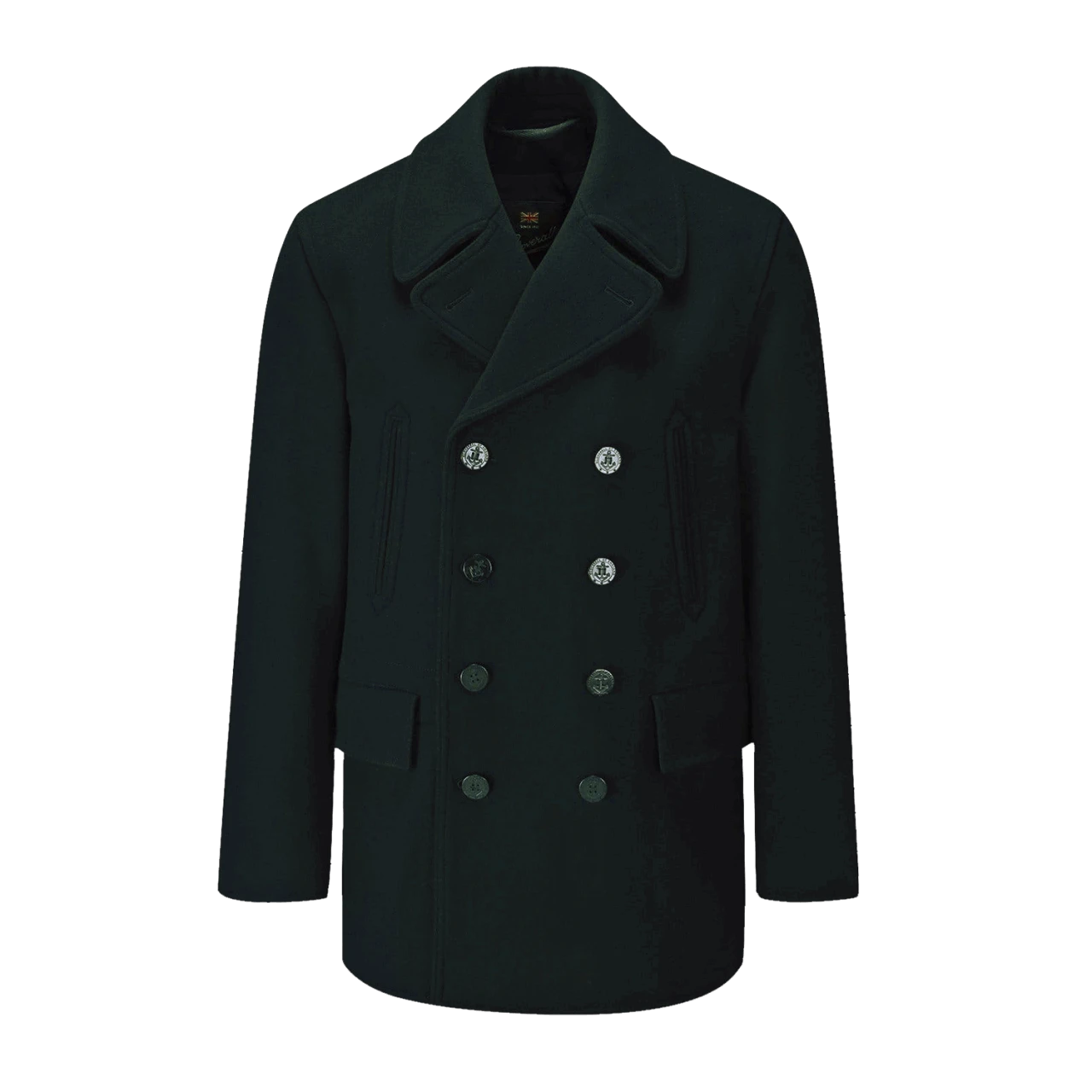 Gloverall Churchill Reefer - Black 3 Gloverall Churchill Reefer - Black