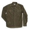 Tellason Clampdown Shirt - Corduroy Millerighe - Moss