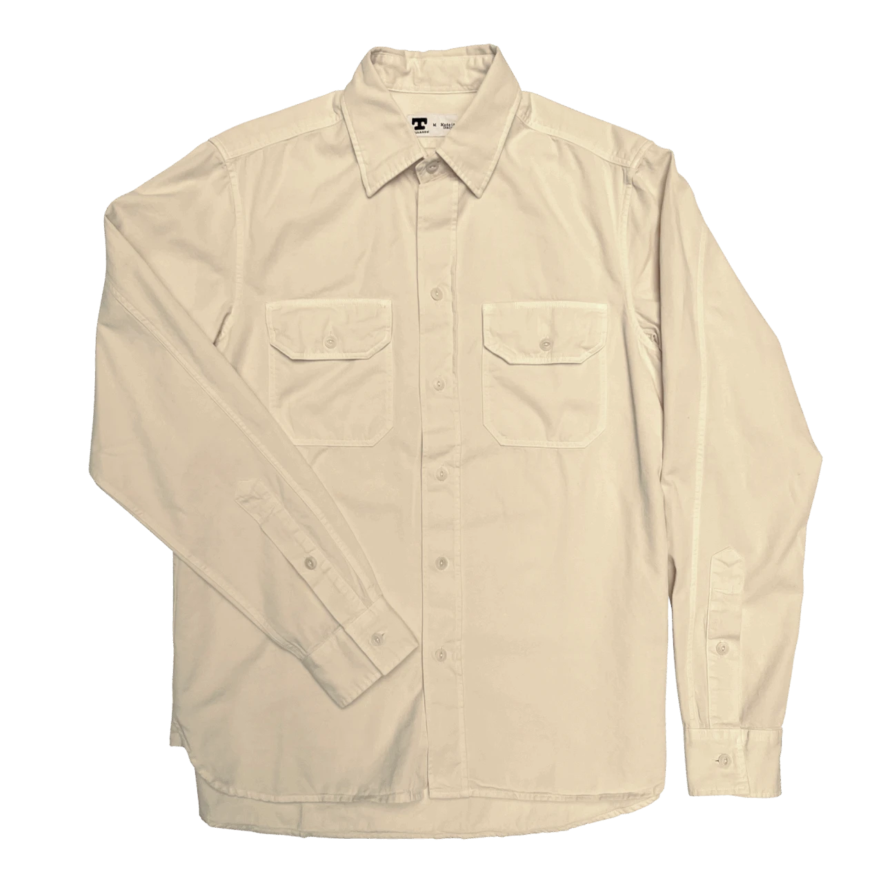 Tellason Clampdown Shirt - Off White 3 Tellason Clampdown Shirt - Off White