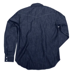 Tellason Cowboy Shirt - Raw / No Wash -Günstiges Filson Geschäft Cowboy Shirt denim back 1280x1280
