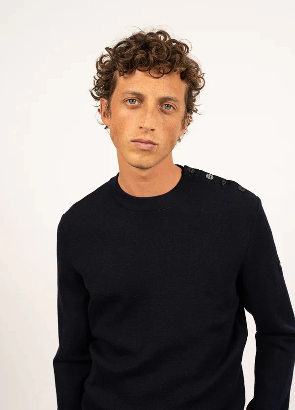 Saint James Cuirasse Coud - Navy - Perle - Chine 7 Saint James Cuirasse Coud - Navy - Perle - Chine – Bild 5