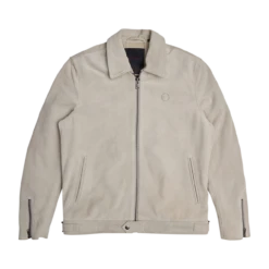 Deus Hurricane Suede Jacket - Dirty White