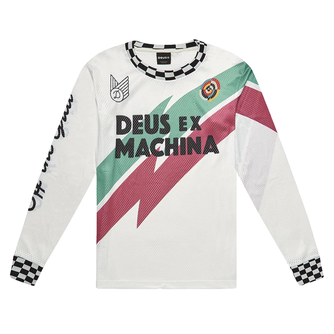 Deus Curlewis Moto Jersey - White 3 Deus Curlewis Moto Jersey - White