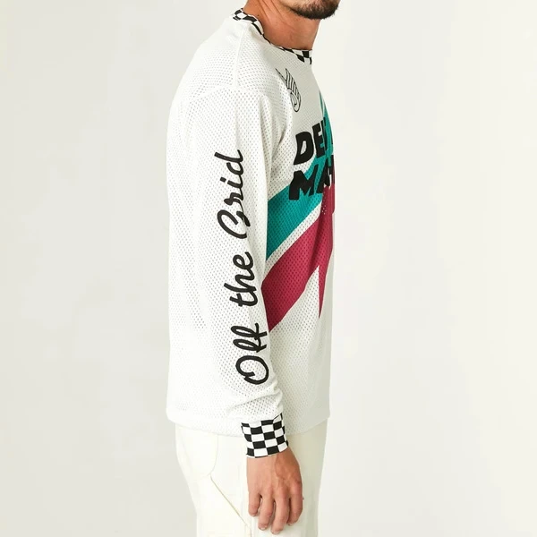 Deus Curlewis Moto Jersey - White 5 Deus Curlewis Moto Jersey - White – Bild 3