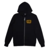 Deus Grip Tape Zip-Hoodie - Black -Günstiges Filson Geschäft Deus Griptape black front 1280x1280