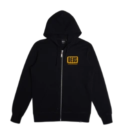 Deus Grip Tape Zip-Hoodie - Black