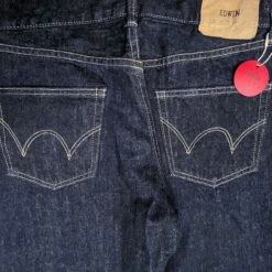 Edwin Regular Tapered (ED 55) Rinsed Recycled Red Selvage -Günstiges Filson Geschäft Edwin Reg Tapered Rins Red 14oz 3 1280x1280