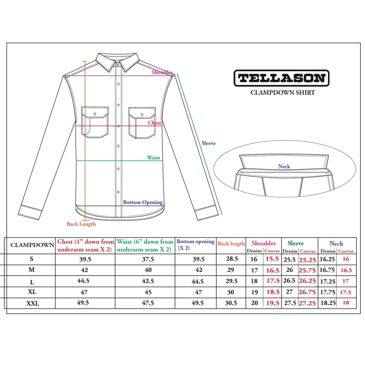 Tellason Clampdown Shirt - Off White 6 Tellason Clampdown Shirt - Off White – Bild 4