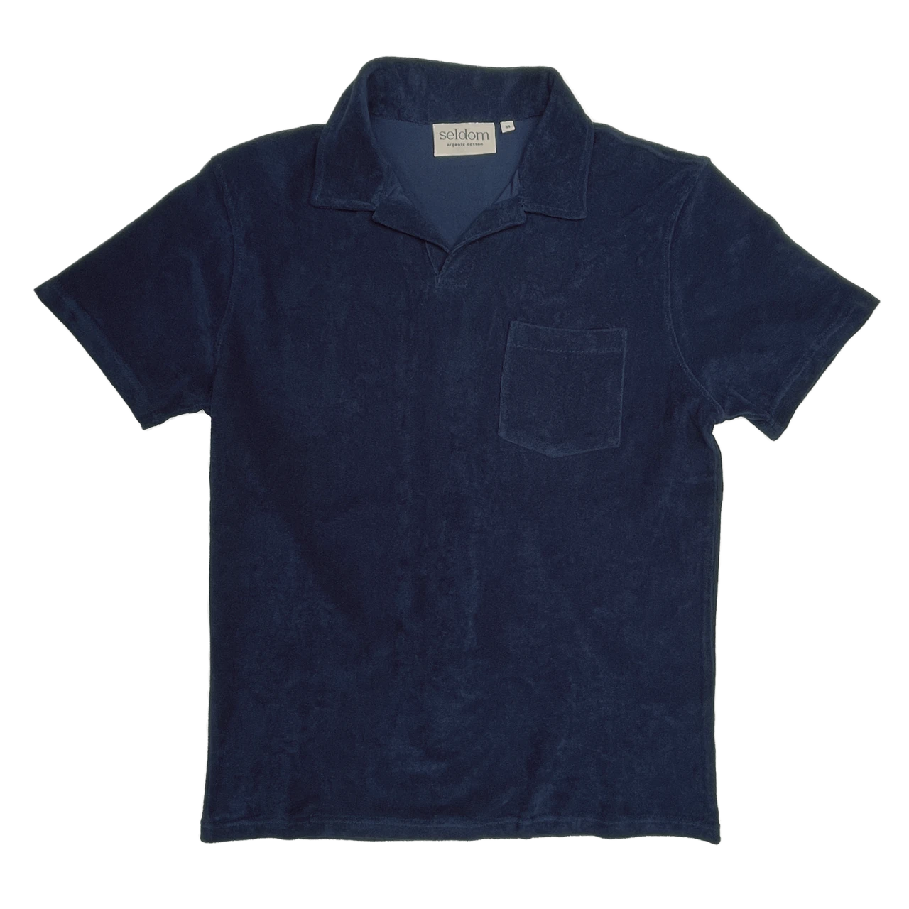 Seldom Frottee Polo - Marine 3 Seldom Frottee Polo - Marine