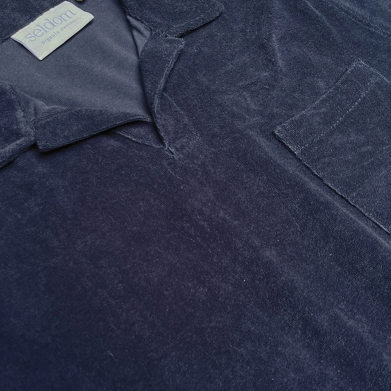 Seldom Frottee Polo - Marine 4 Seldom Frottee Polo - Marine – Bild 2