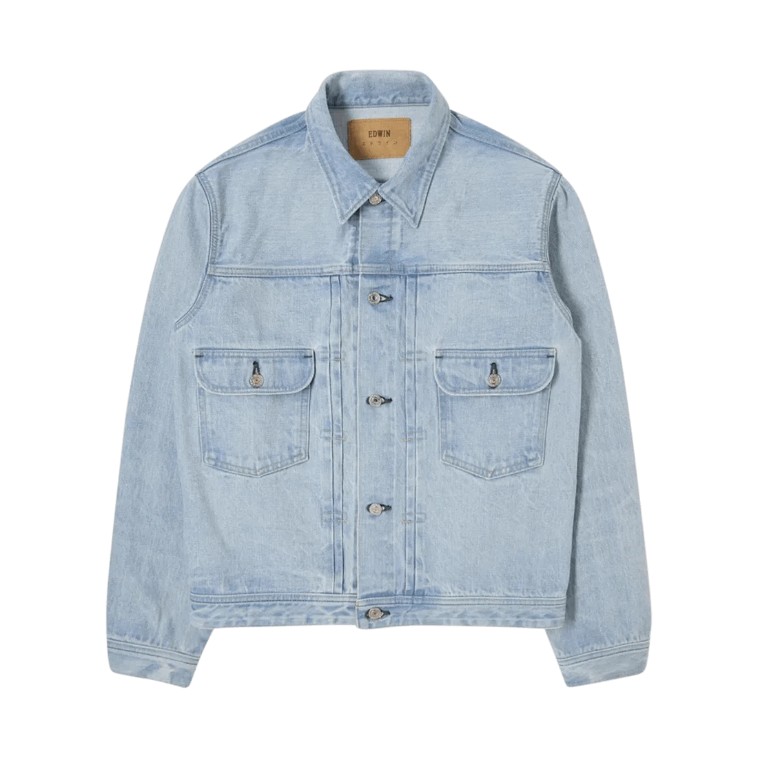 EDWIN Denim Jacket Nihon Menpu - Blue Light Used 3 EDWIN Denim Jacket Nihon Menpu - Blue Light Used