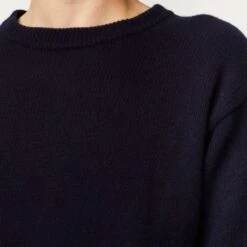 Merz B. Schwanen Rundhals Pullover Klassisch - Dark Navy -Günstiges Filson Geschäft LOCC01 51 14 MA 1280x1280