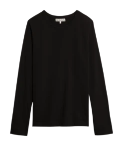 Merz B. Schwanen 1950's Longsleeve -Shirt - Deep Black