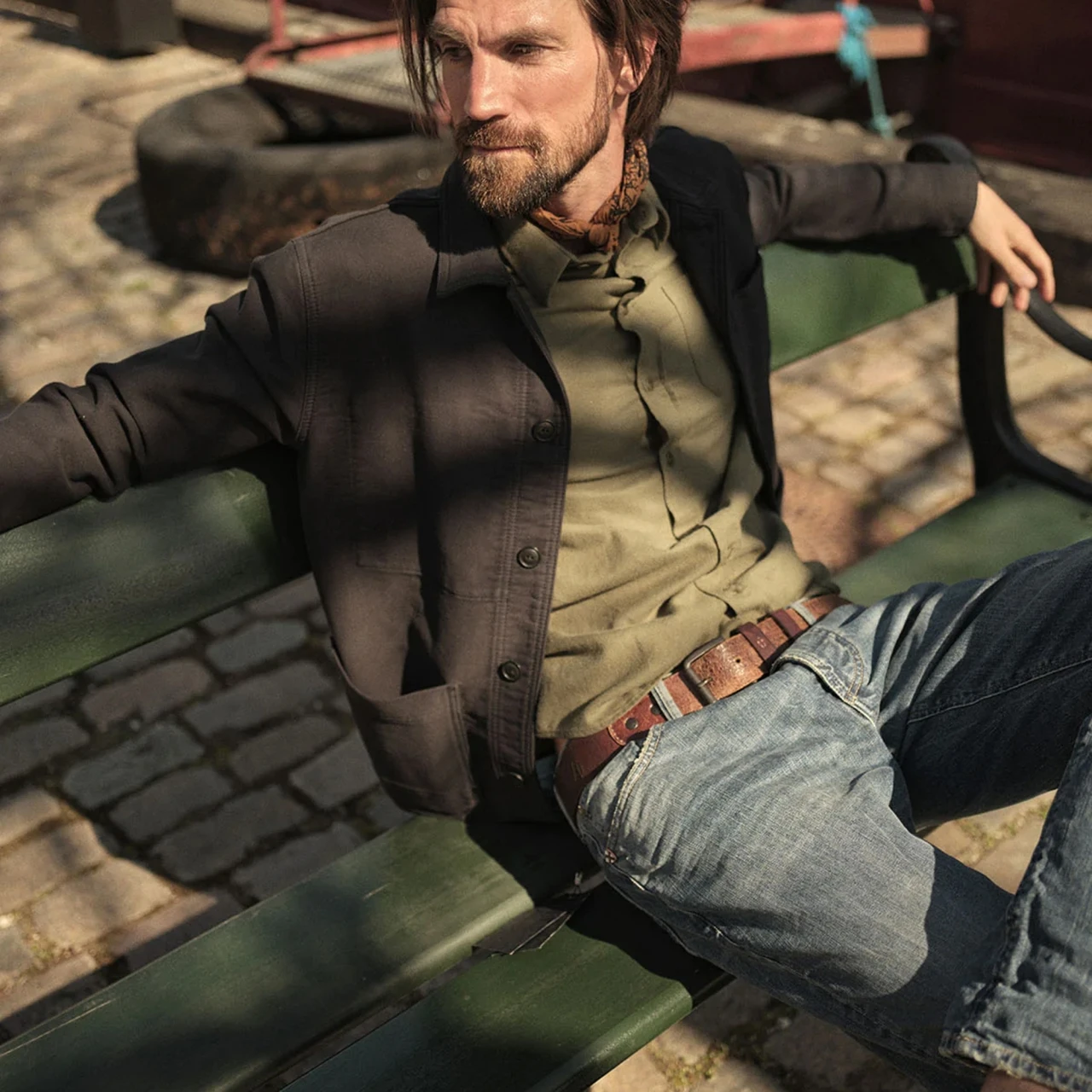 BLUE DE GENES Vinci 3616 Jeans - Mid Blue Denim 3 BLUE DE GENES Vinci 3616 Jeans - Mid Blue Denim