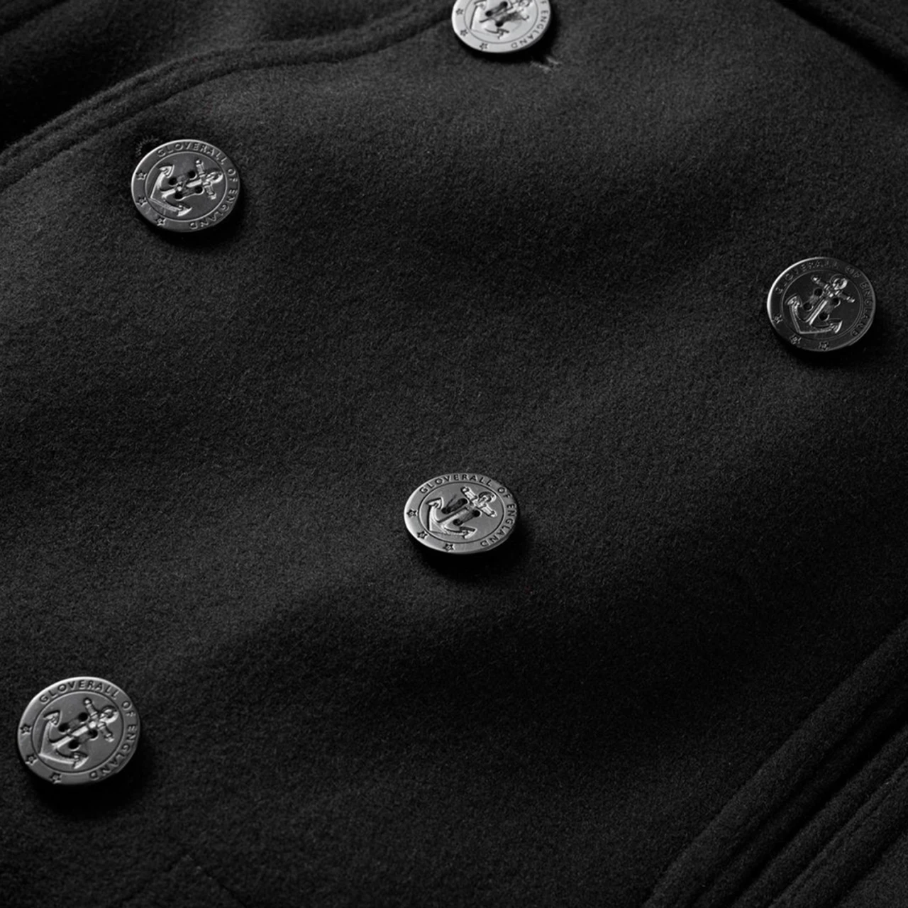 Gloverall Churchill Reefer - Black 6 Gloverall Churchill Reefer - Black – Bild 4