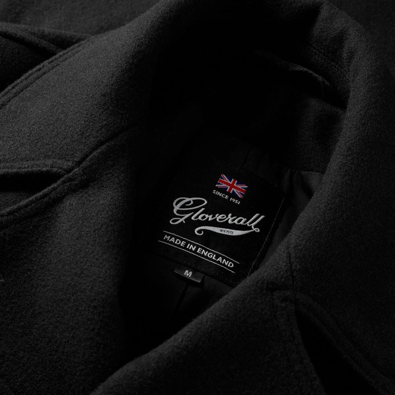 Gloverall Churchill Reefer - Black 8 Gloverall Churchill Reefer - Black – Bild 6