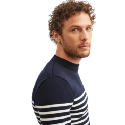 Saint James Rochefort 1 R - Navy/ Ecume -Günstiges Filson Geschäft ROCHEFORT 1 R NAVY ECUME 03 1280x1280