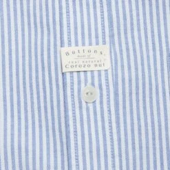 BLUE DE GENES Sandro Oxford Shirt - Blue Stripe -Günstiges Filson Geschäft Sandro stripe3 1 1280x1280