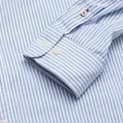 BLUE DE GENES Sandro Oxford Shirt - Blue Stripe -Günstiges Filson Geschäft Sandro stripe7 1 1280x1280