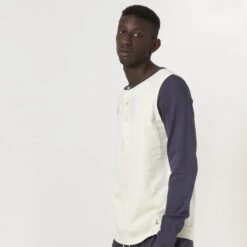 Merz B. Schwanen G.O. Knopfleisten LS - Oat/ Navy 13 Merz B. Schwanen G.O. Knopfleisten LS - Oat/ Navy -Günstiges Filson Geschäft TR206B 0450 14 R 1280x1280