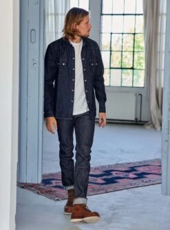 Tellason Cowboy Shirt - Raw / No Wash -Günstiges Filson Geschäft Tellason Cowboy Shirt Outfit 1280x1280