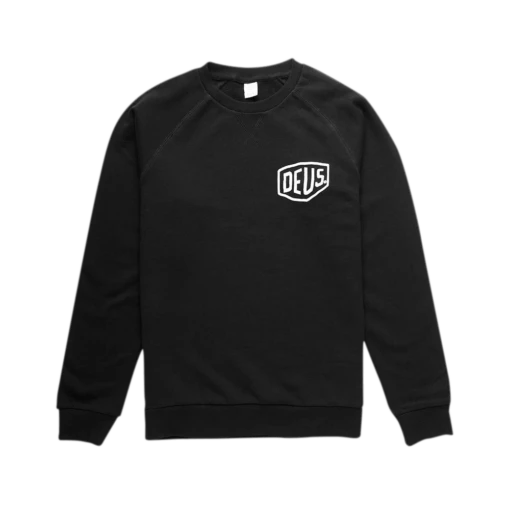 Deus Venice Address Crew - Black -Günstiges Filson Geschäft Venice Address Crew black front 1280x1280