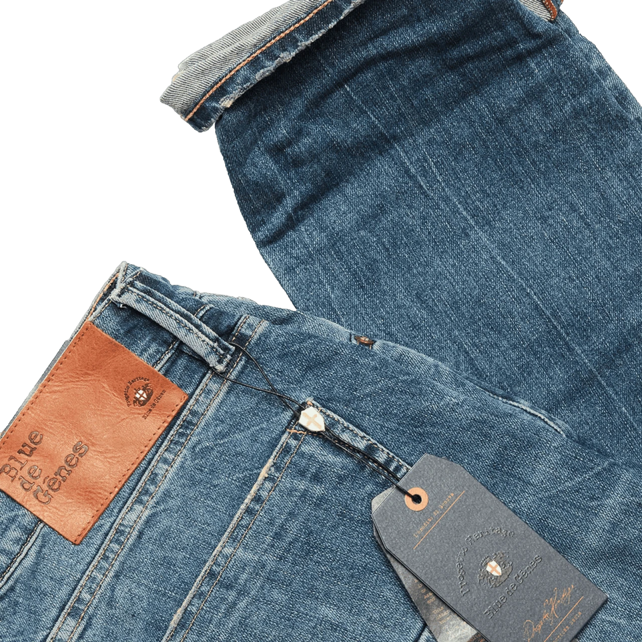 BLUE DE GENES Vinci 3616 Jeans - Mid Blue Denim 8 BLUE DE GENES Vinci 3616 Jeans - Mid Blue Denim – Bild 6