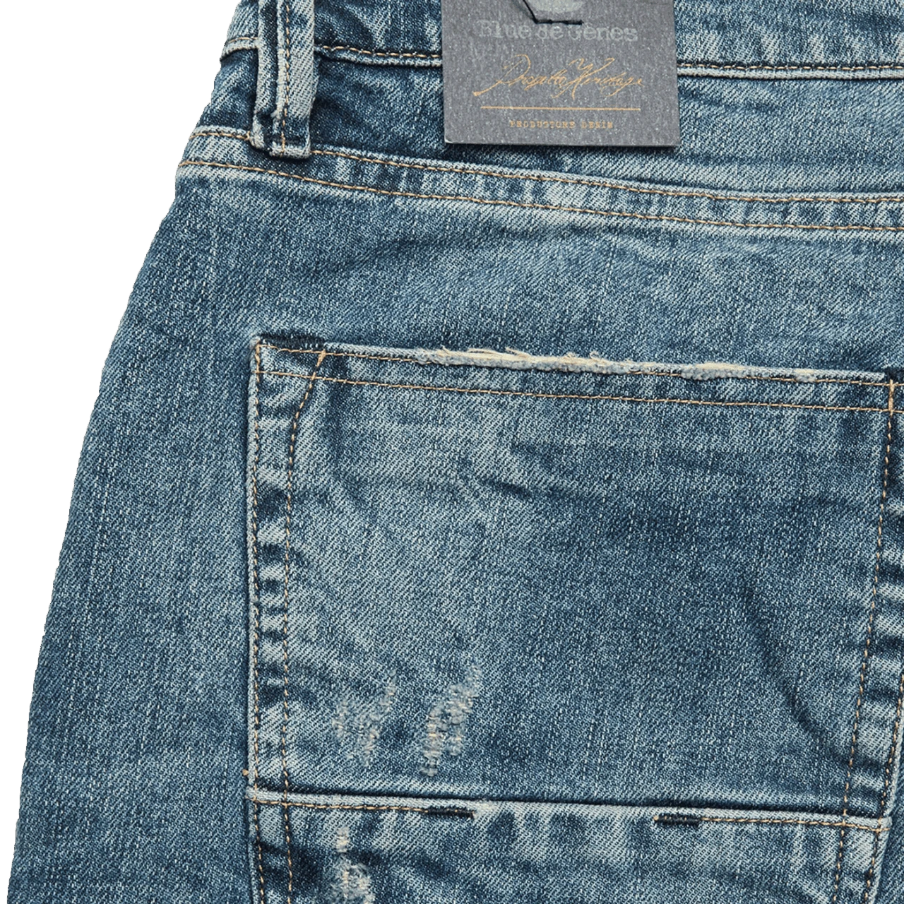 BLUE DE GENES Vinci 3616 Jeans - Mid Blue Denim 10 BLUE DE GENES Vinci 3616 Jeans - Mid Blue Denim – Bild 8