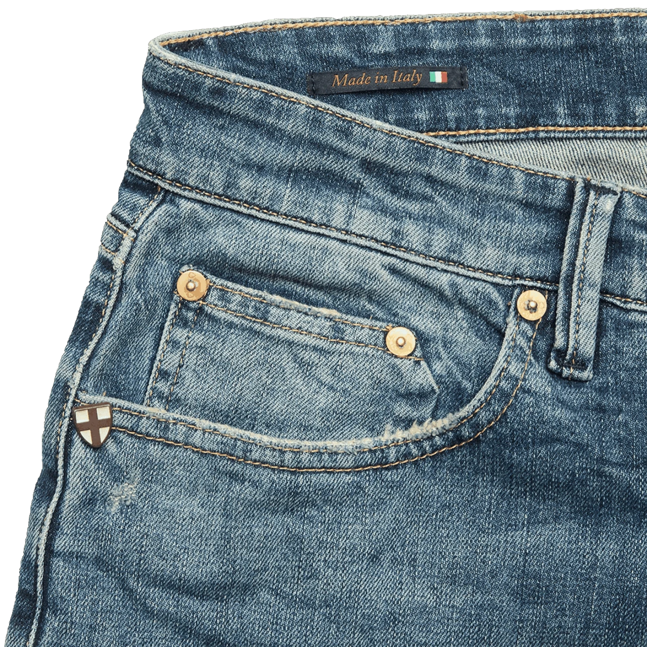 BLUE DE GENES Vinci 3616 Jeans - Mid Blue Denim 13 BLUE DE GENES Vinci 3616 Jeans - Mid Blue Denim – Bild 11