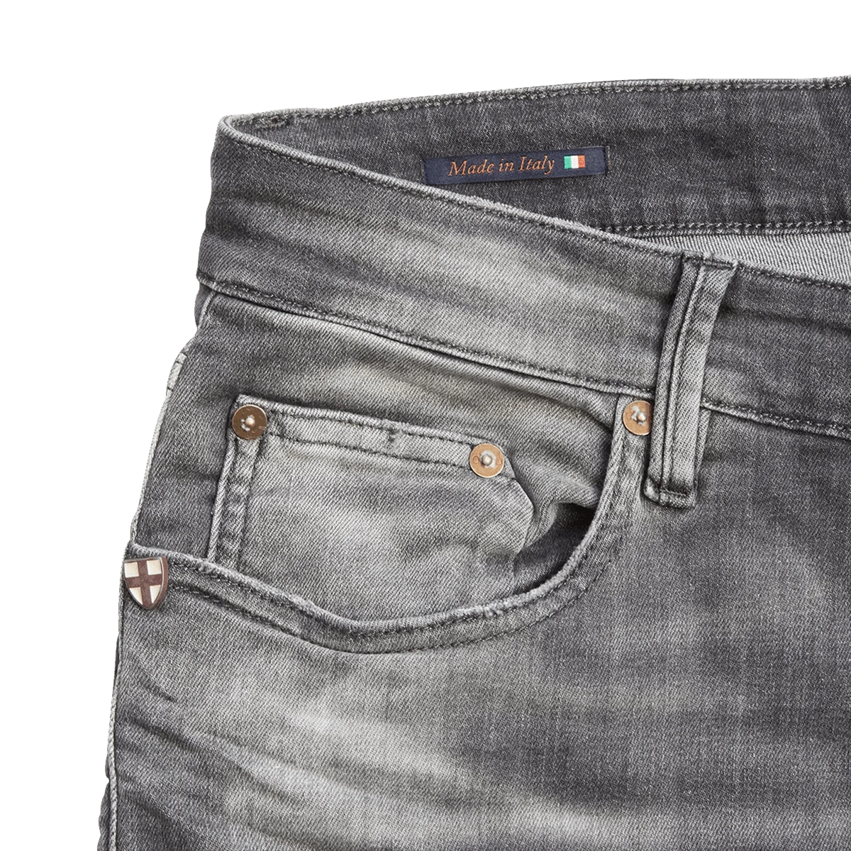 BLUE DE GENES Vinci Grey Used Jeans 5 BLUE DE GENES Vinci Grey Used Jeans – Bild 3